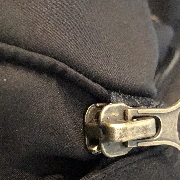 Dana Buchman Down Blk Coat Foxtrim Nwot  REDUCED! - Picture 10 of 10